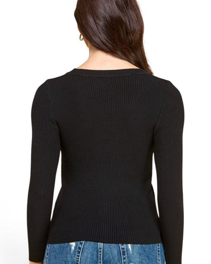 CRN01 Classic Round Neck – Long Sleeve Knit Sweater