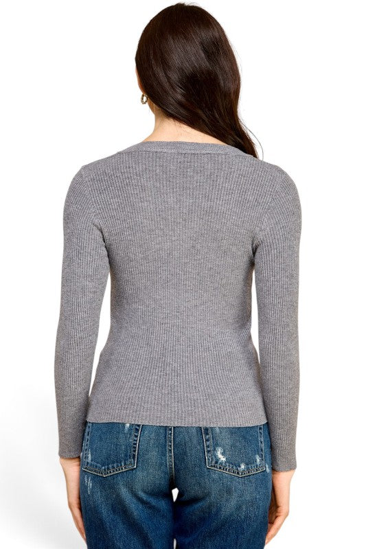 CRN01 Classic Round Neck – Long Sleeve Knit Sweater