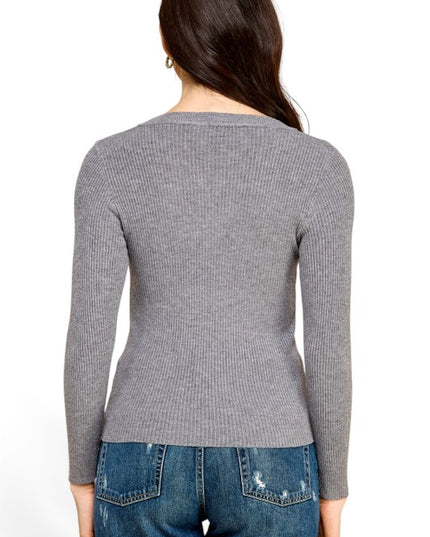 CRN01 Classic Round Neck – Long Sleeve Knit Sweater