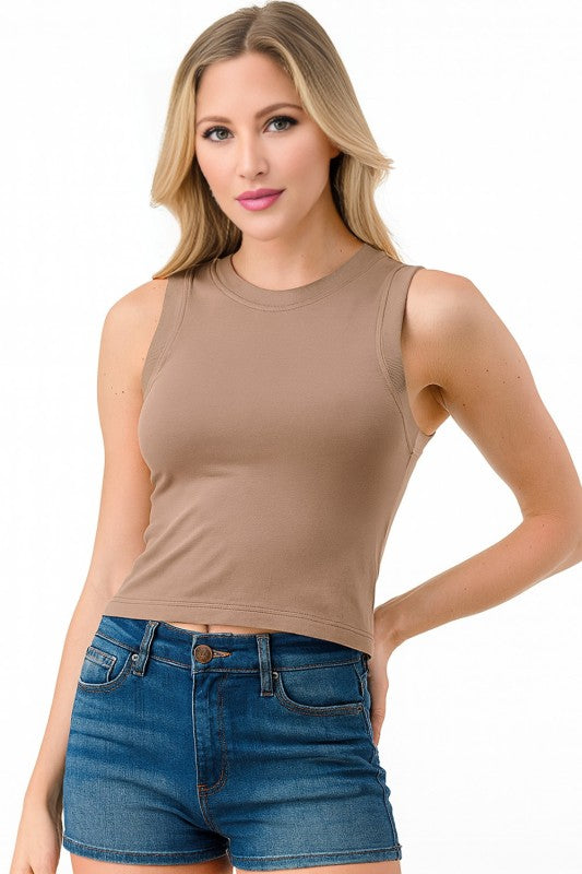 HXT18 SEAMLESS CROP TANK TOP