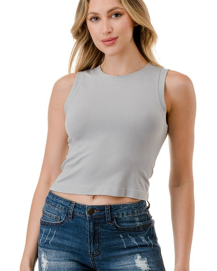 HXT18 SEAMLESS CROP TANK TOP
