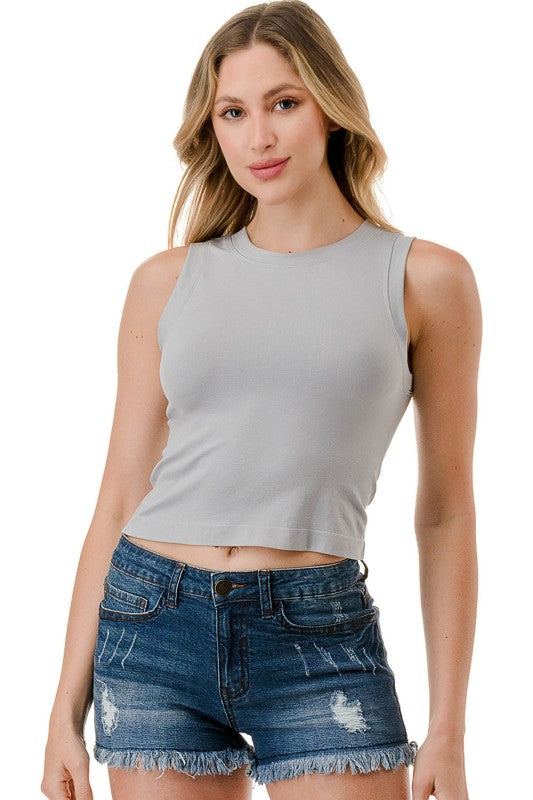 HXT18 SEAMLESS CROP TANK TOP