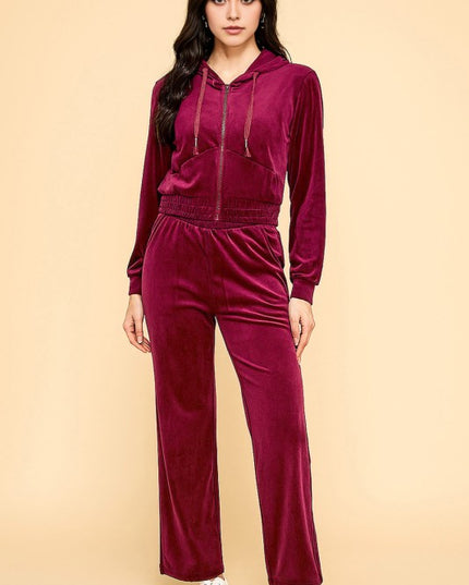 VS501 VELOUR 2-PIECE SET