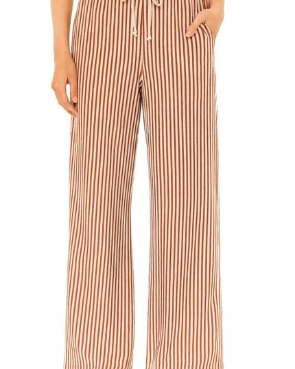 PC17 STRIPE STRAIGHT LEG PANTS