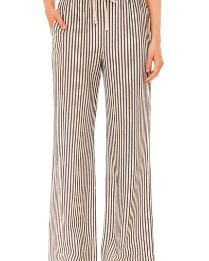 PC17 STRIPE STRAIGHT LEG PANTS
