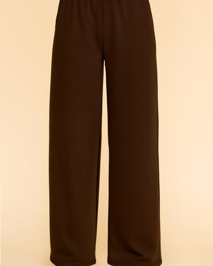 ANT101X PLUS SIZE TEXTURE  STRAIGHT PANTS