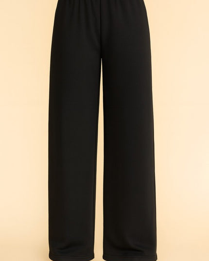 ANT101 TEXTURED STRAIGHT PANTS