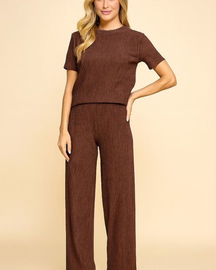 HK705 CRINKLE 2-PIECE SET