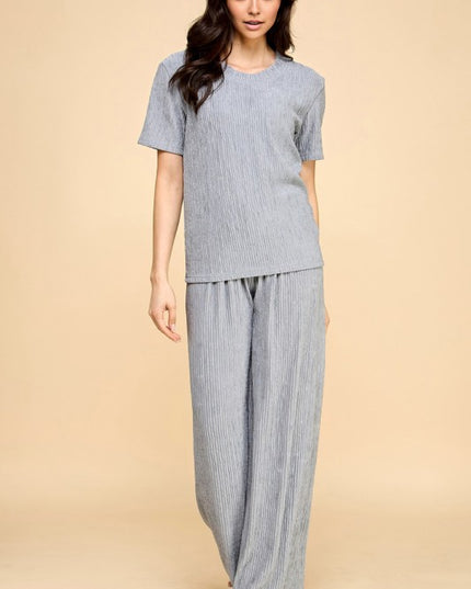 HK705 CRINKLE 2-PIECE SET
