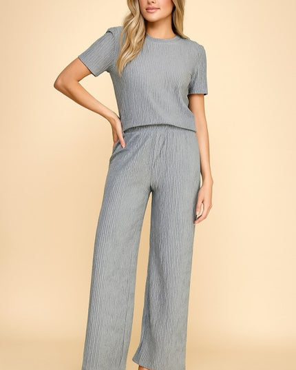 HK705 CRINKLE 2-PIECE SET