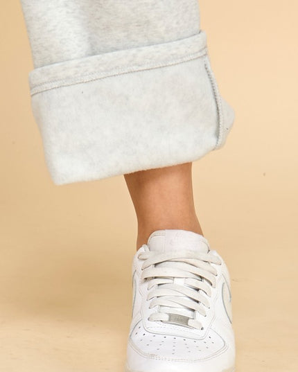 FT263 PF60 SET FRENCH TERRY FLEECE SWEATSHIRTS & JOGGER SETS