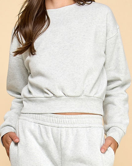 FT263 PF60 SET FRENCH TERRY FLEECE SWEATSHIRTS & JOGGER SETS