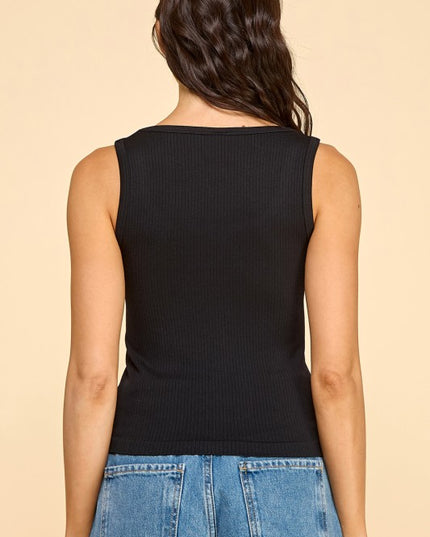 PT45 RHINESTONE TANK TOP