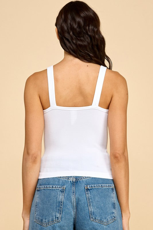 PT48 V-NECK TANK TOP