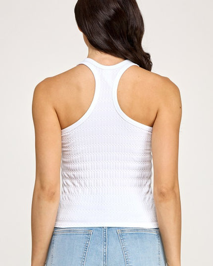 PT51 TEXTURED RACERBACK TANK TOP