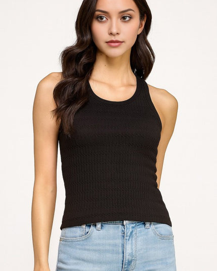 PT51 TEXTURED RACERBACK TANK TOP