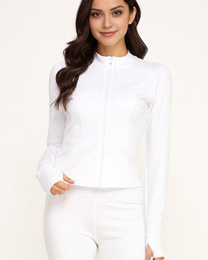 LUQM01J ACTIVE WORKOUT SOLID DEFINE JACKET