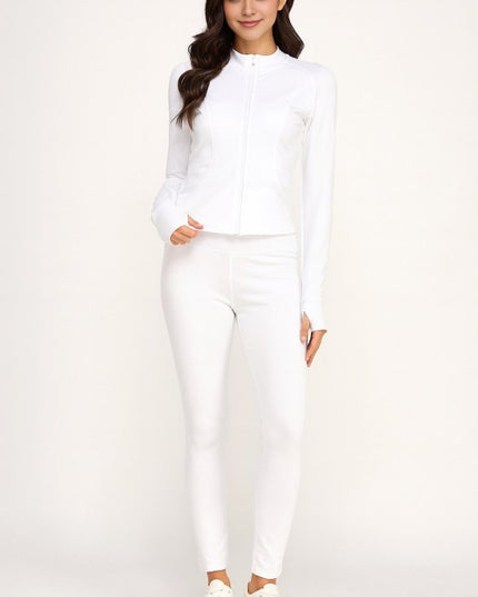 LUQM01J ACTIVE WORKOUT SOLID DEFINE JACKET