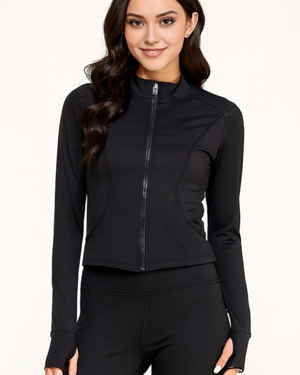 LUQM01J ACTIVE WORKOUT SOLID DEFINE JACKET