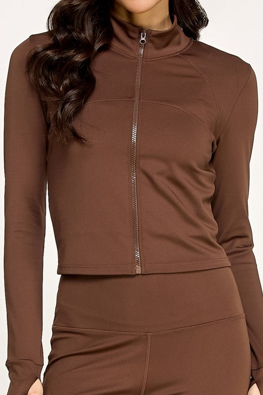 LU300 SOLID YOGA JACKET 2-PIECE SET