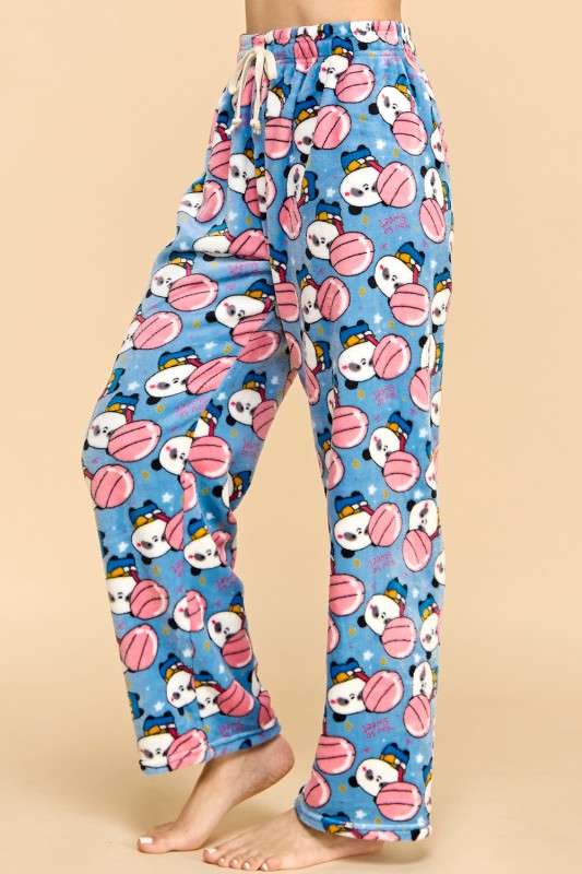 FPD S27 ANIMAL PRINT DRAWSTRING PAJAMA PANTS