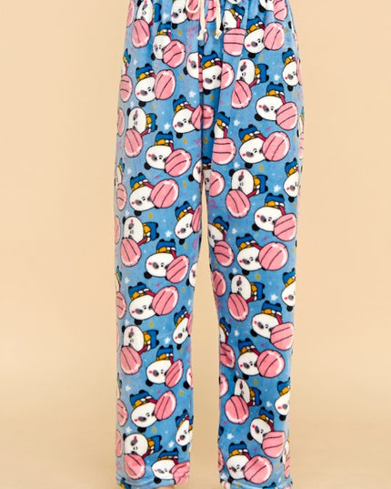 FPD S27 ANIMAL PRINT DRAWSTRING PAJAMA PANTS