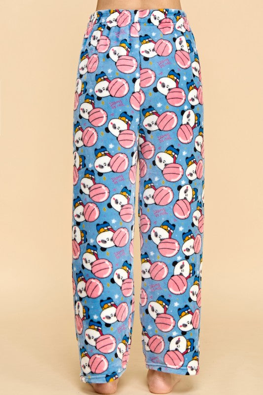 FPD S27 ANIMAL PRINT DRAWSTRING PAJAMA PANTS