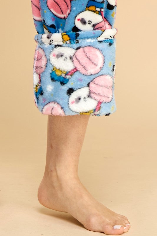 FPD S27 ANIMAL PRINT DRAWSTRING PAJAMA PANTS