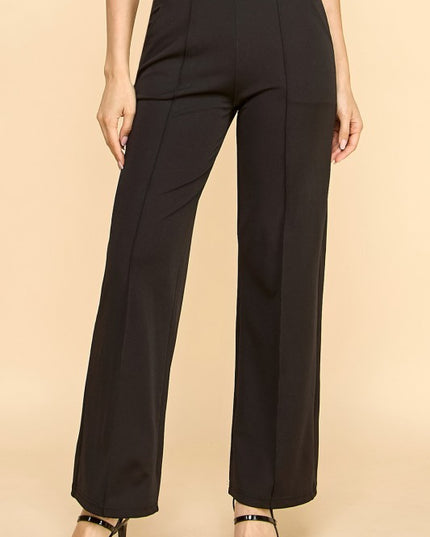 YC37 STRAIGHT LEG PANTS WITH POCKETS