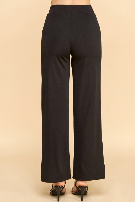 YC36X PLUS SIZE STRAIGHT LEG PANTS