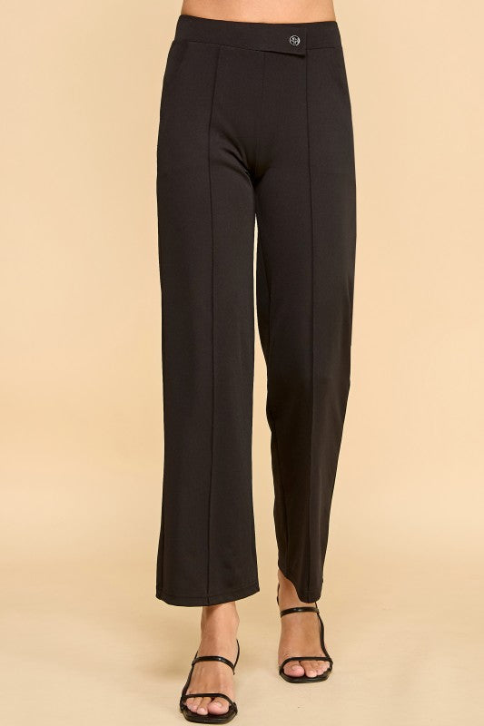 YC36X PLUS SIZE STRAIGHT LEG PANTS