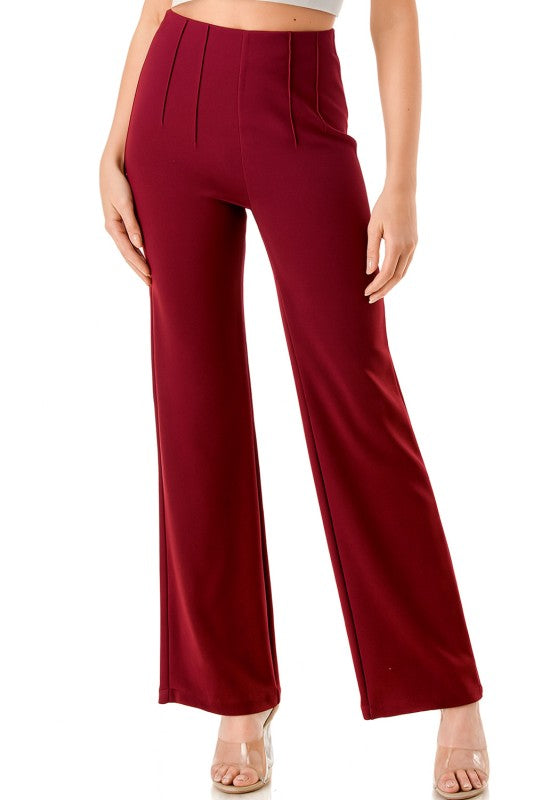 YC105 PLEATED WAIST DRESS PANTS