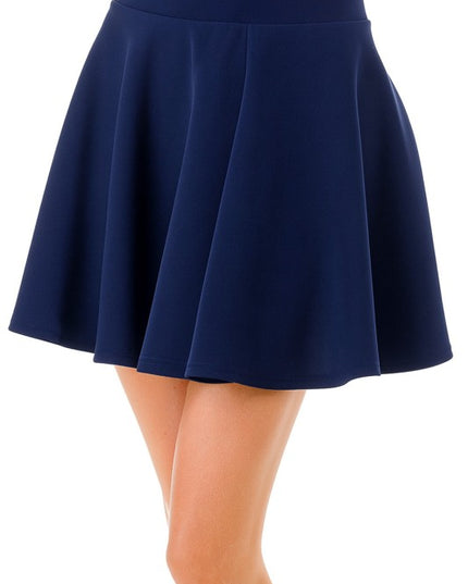 SCU01 SCUBA SKATER SKIRT