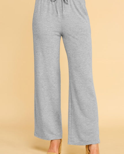 SP701S FRENCH TERRY STRAIGHT LEG PANTS