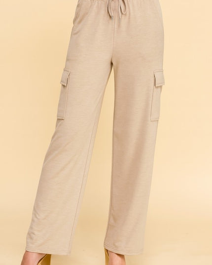 SP702C FRENCH TERRY CARGO PANTS