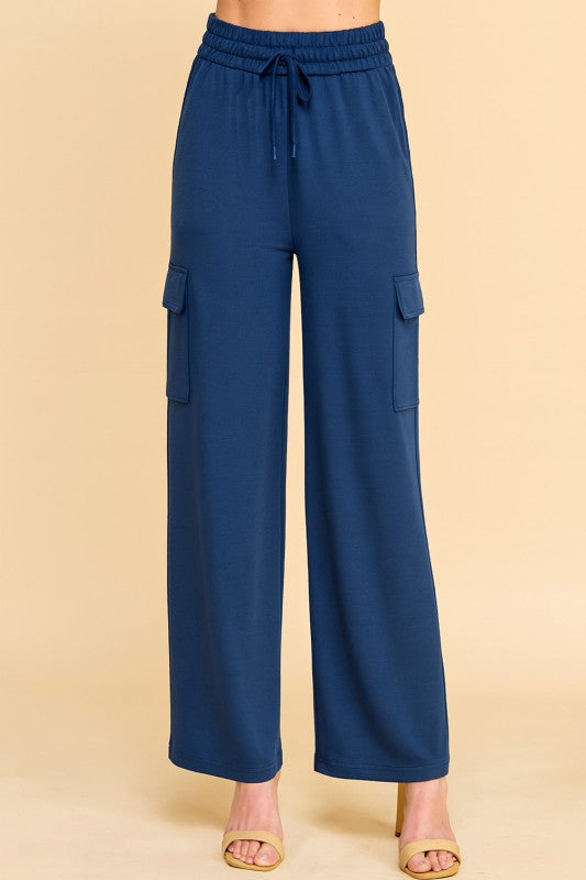 SP702C FRENCH TERRY CARGO PANTS