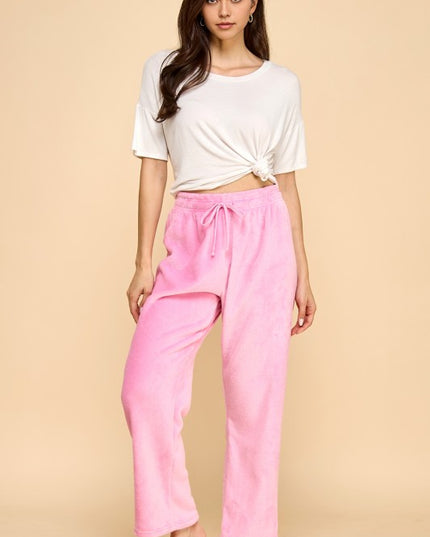 SP522X PLUS SIZE COMFORTABLE DRAWSTRING PAJAMA PANTS