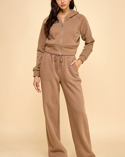 FS516 FRENCH TERRY FLEECE 2-PIECE SET