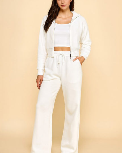 FS516 FRENCH TERRY FLEECE 2-PIECE SET