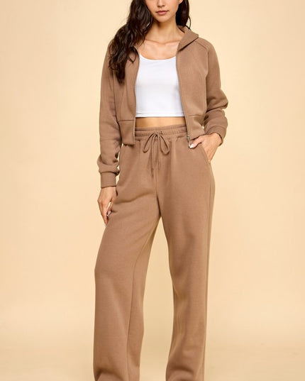 FS516 FRENCH TERRY FLEECE 2-PIECE SET