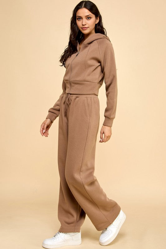 FS516 FRENCH TERRY FLEECE 2-PIECE SET