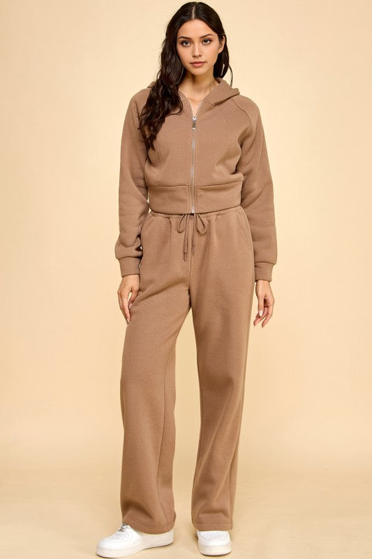 FS516 FRENCH TERRY FLEECE 2-PIECE SET