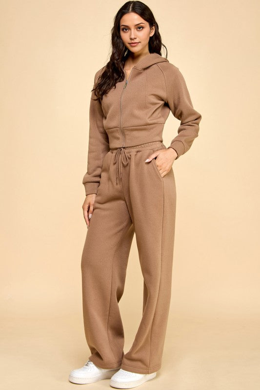FS516 FRENCH TERRY FLEECE 2-PIECE SET