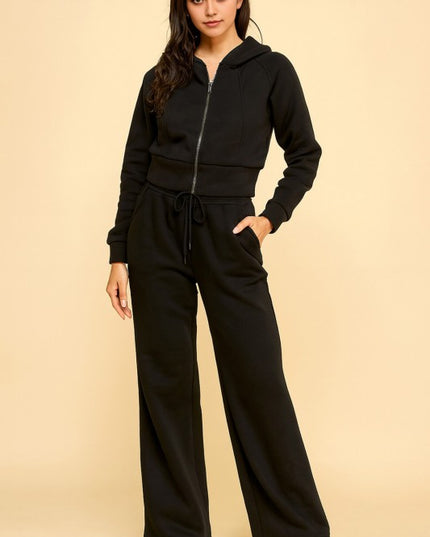 FS516 FRENCH TERRY FLEECE 2-PIECE SET