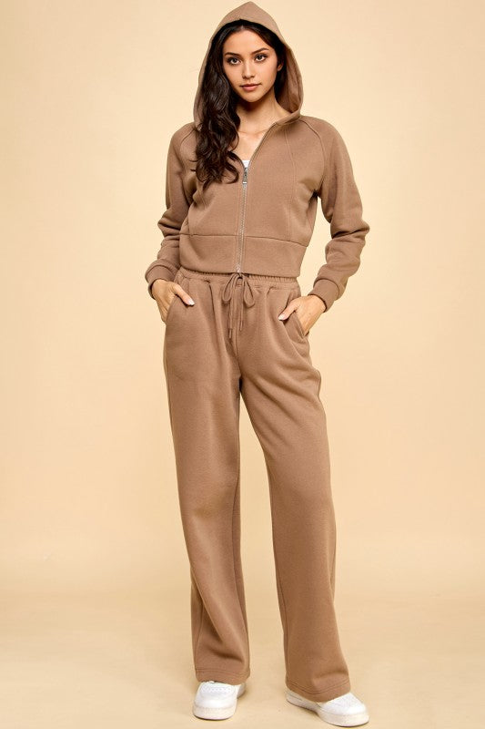 FS516 FRENCH TERRY FLEECE 2-PIECE SET