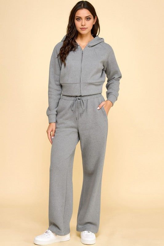 FS516 FRENCH TERRY FLEECE 2-PIECE SET