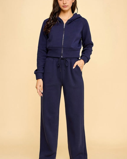 FS516 FRENCH TERRY FLEECE 2-PIECE SET