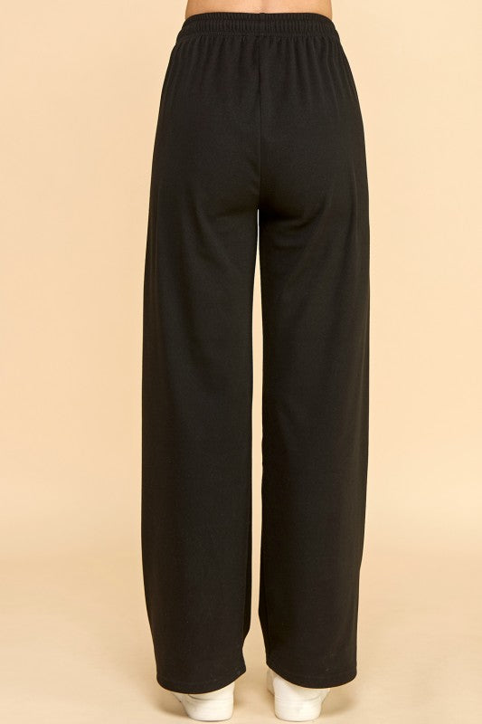 BP001 DRAWSTRING WIDE LEG PANTS