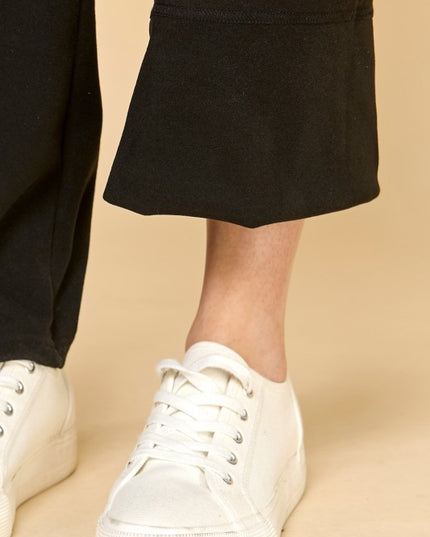 BP001 DRAWSTRING WIDE LEG PANTS