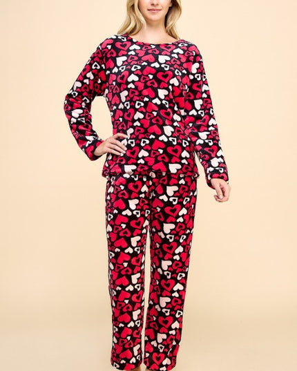 Pajama Set Anime – Soft Cozy Lounge Sleepwear Set